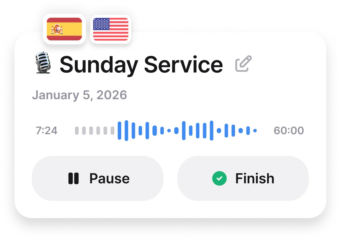 Record your sermons